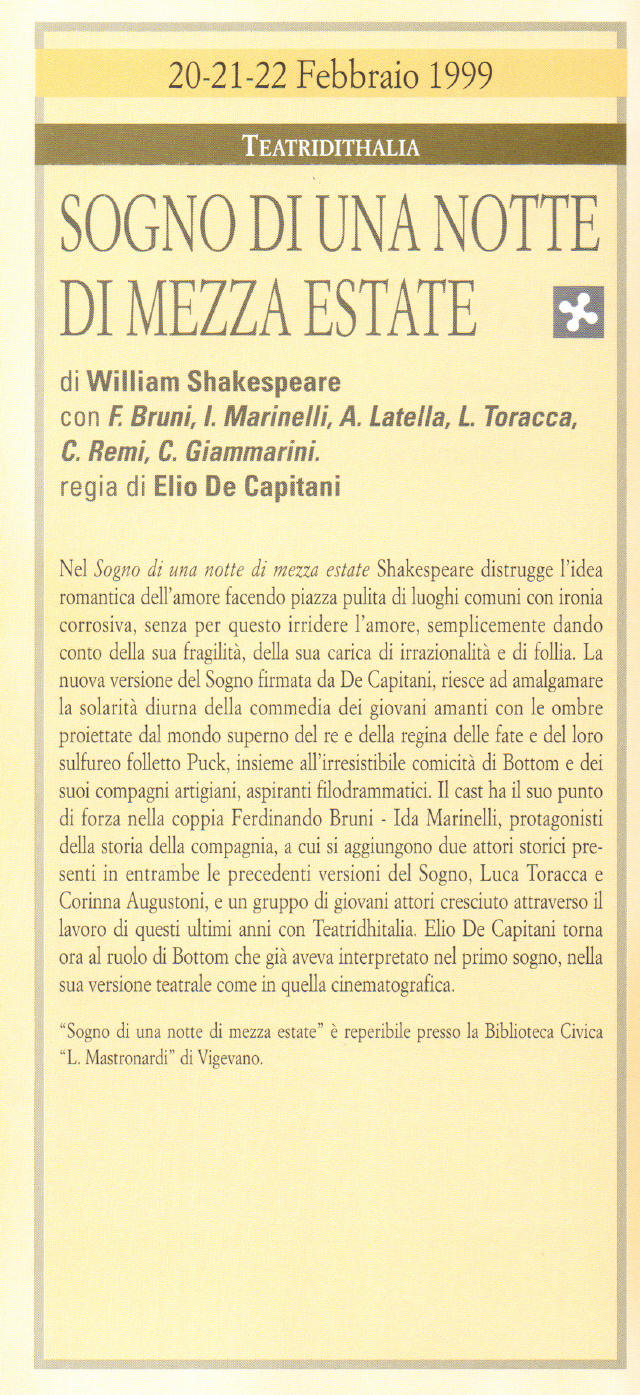 Cagnoni Vigevano Stagione 1998-1999